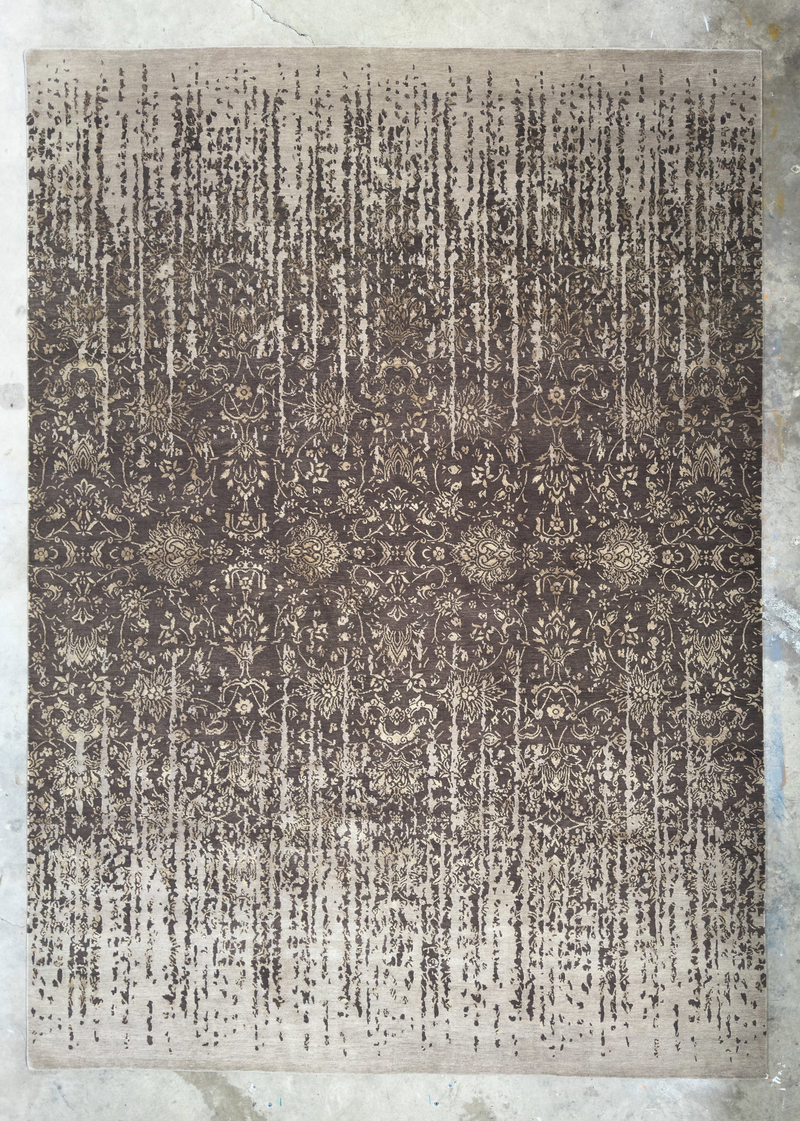 Memory Stone Rug, Nepal, 10'0'' x 14'0'': Memory Stone Rug, Nepal, Contemporary, 10'0'' x 14'0'' (305 x 427 cm). Hand-Knotted, 70% Wool. 30% Silk. Free Shipping and Insurance to Buyers in the 48 states. Rugs are shipped approximately 48-72 ho