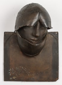 William Lasansky (b. 1938) Steel Bust Sculpture, 1968
