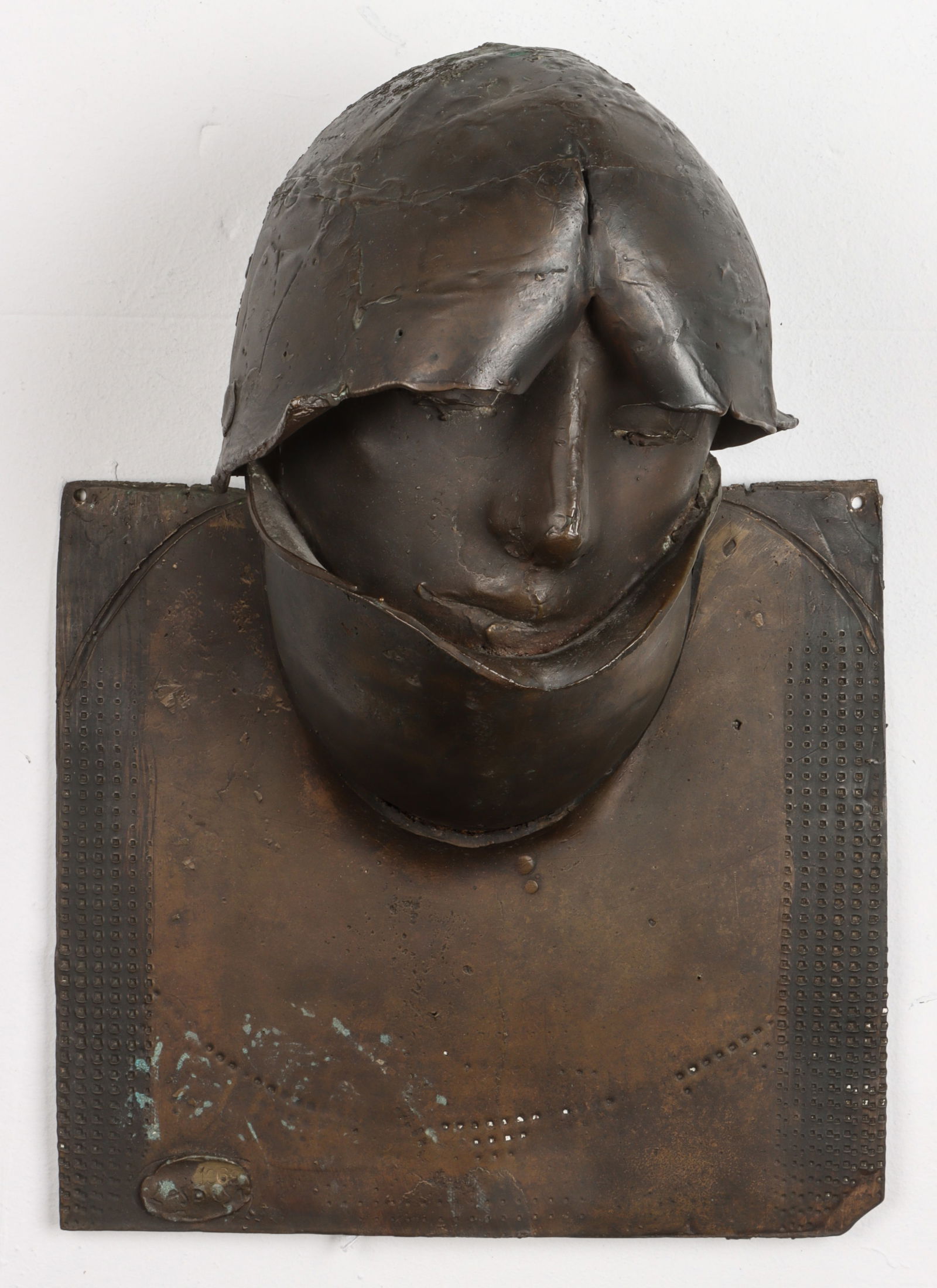 William Lasansky (b. 1938) Steel Bust Sculpture, 1968: William Lasansky (Argentinian, b. 1938) Steel Bust Sculpture, 1968, signed. Size: 16'' x 12'' x 8'' (41 x 30 x 20 cm). Provenance: The Robert L. Pfannebecker Collection. Artist biography: William Lasa