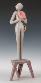 Nancy Carmen (20th c.) Ceramic Figure Sculpture