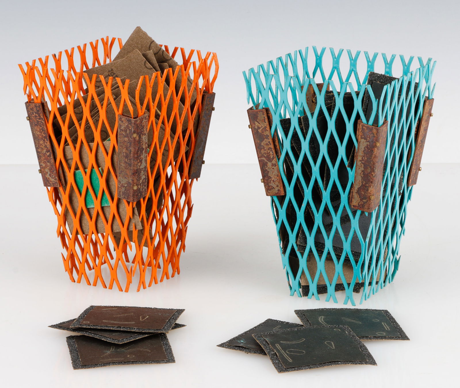 Gary Griffin (American, B. 1945) "Momentary Pins," 1979-1985, 2 pieces (1 of 2)