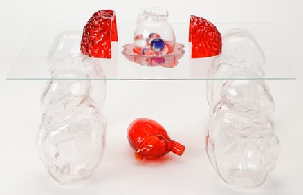 Robert Naess (American, B. 1943) Glass Sculpture Elements (10 pieces)