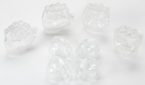 Robert Naess (American, B. 1943) 8 Glass Sculpture Elements