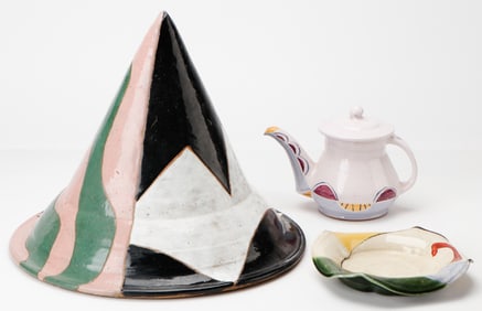 3 Pieces of Art Pottery