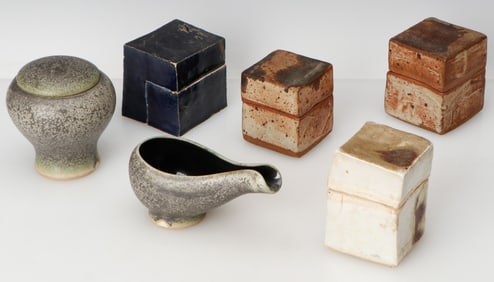 6 Pieces Of Modern Art Pottery