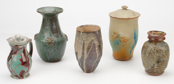 5 Modern Art Pottery Items
