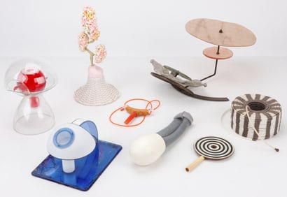 Collector's Lot of 8 Modern Craft Objects