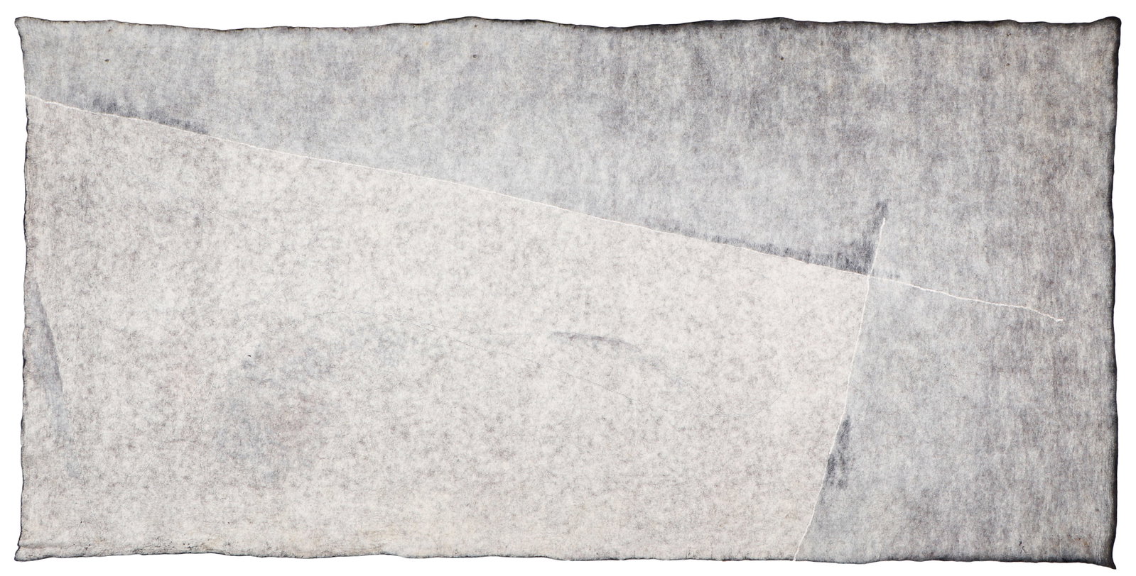 Joan Livingstone (American, 1948) Textile, 6'8'' x 13'10'': Joan Livingstone (American, 1948) Industrial Felt Textile. Size: 6'8'' x 13'10'' (203 x 422 cm). Provenance: The Robert L. Pfannebecker Collection. Artist Biography: Joan Livingstone (born 1948) is an