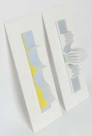 Jacque Liu (21st C.) 2 Mylar Constructions.