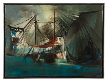 Martin Rolland (French, 1926-2015) Untitled Abstract