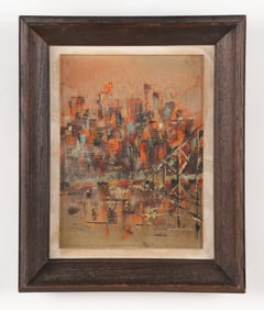 Leo Villafana (American, 1927-1991) Abstract Painting