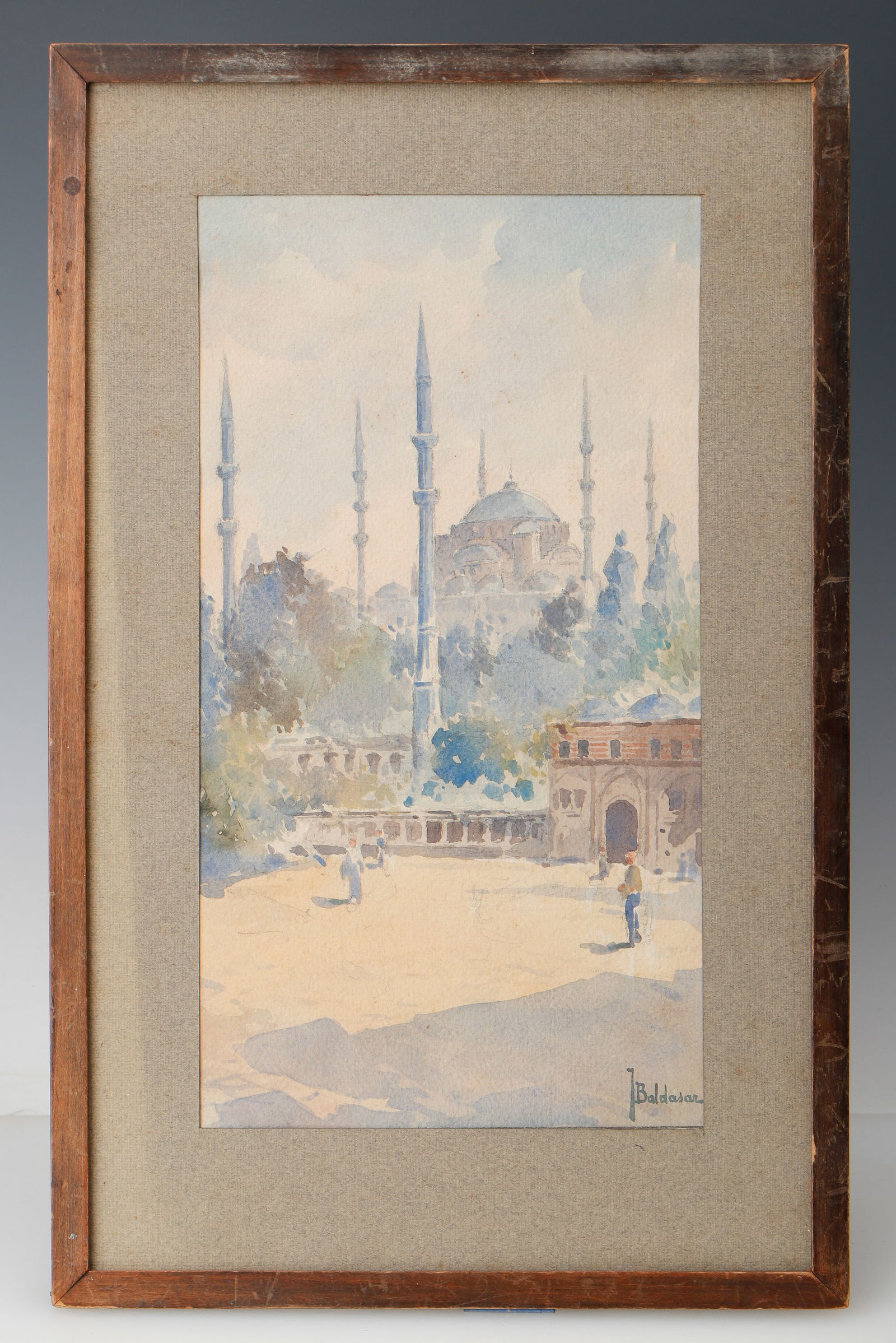 Antique Orientalist Watercolor, 19th C. (1 of 3)