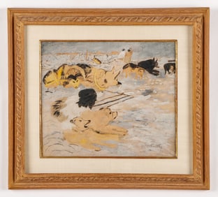 Justin McCarthy (American, 1892-1977) Untitled (Dogs)
