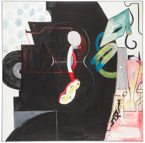 Rodger LaPelle (1936-2020) Abstract Painting