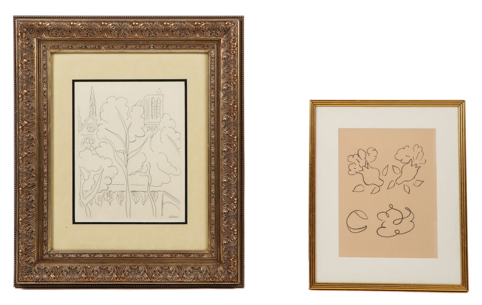 After Henri Matisse (French, 1869-1954) 2 Works (1 of 6)