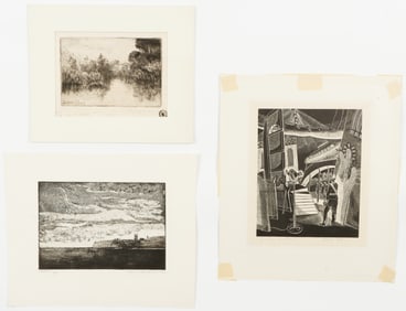 Three 20th-Century Etchings & Engravings
