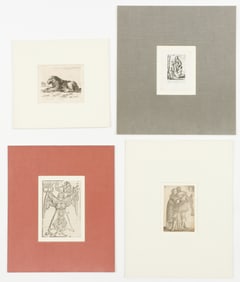 Collection of 4 Old Master Prints, 16th-17th C.