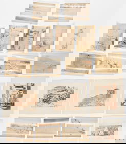 Group of 18 Antique Albumen Photographs - Grand Tour