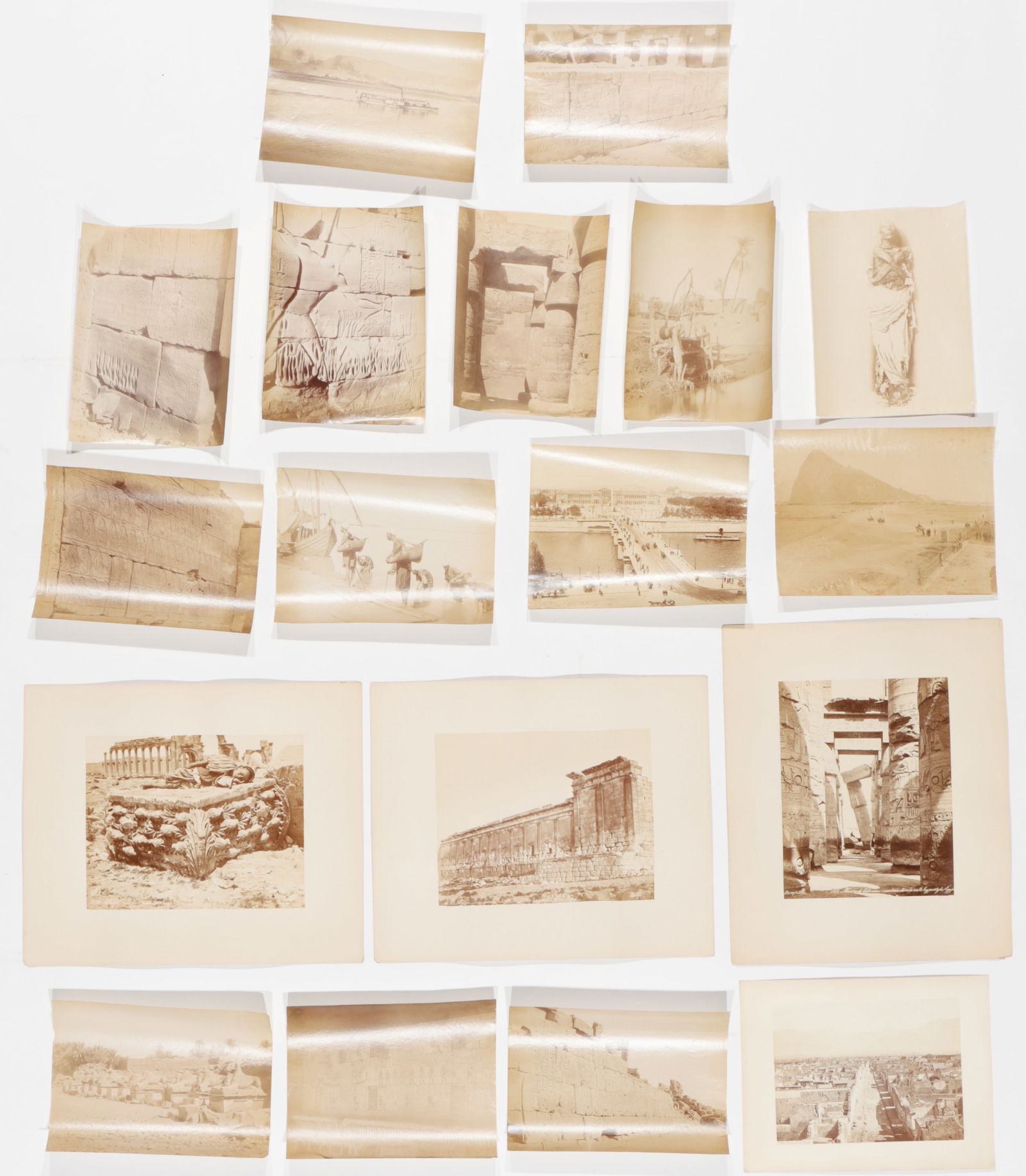 Group of 18 Antique Albumen Photographs - Grand Tour (1 of 6)