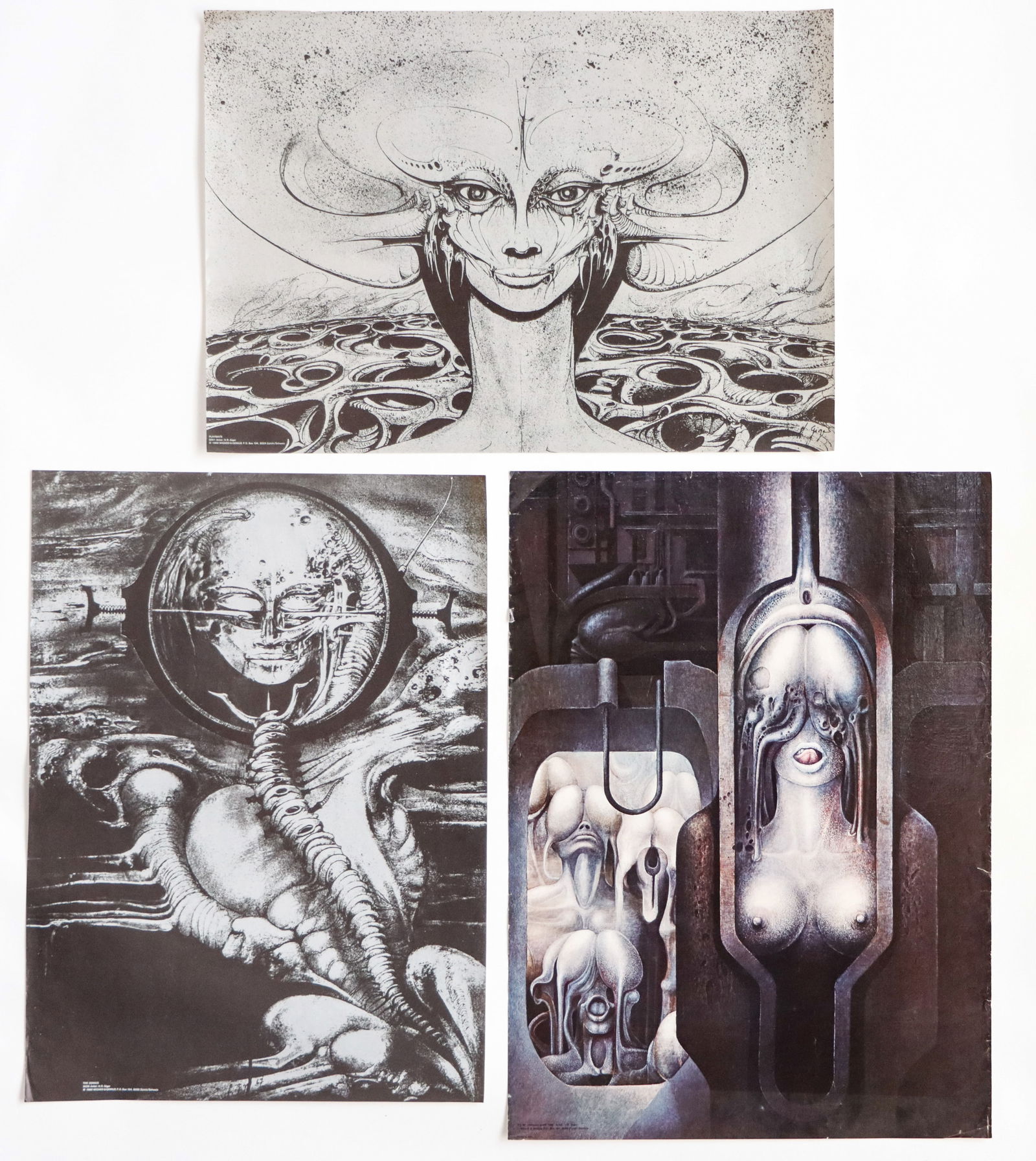 H.R. Giger (Swiss, 1940-2014) 3 Posters (1 of 5)
