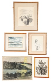 Collector's Lot of Prints And Watercolors