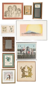 Collector's Lot of Artworks And Mirrors