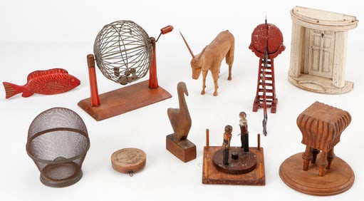 Folk Art Collector's Lot (10 Items)