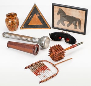 Folk Art Collector's Lot (8 Items)