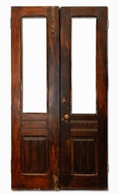 Pair of American Victorian Double Doors, C. 1900