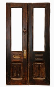 Pair of American Victorian Double Doors, C.1900