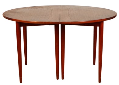 Danish Modern Extension Dining Table by Jacob Kjaer