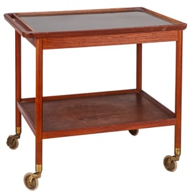 Danish Modern Bar Cart by Ludvig Pontoppidan