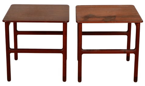 Pair of Aksel Bender Madsen and Ejner Larsen Side Tables