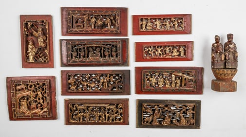 Collector's Lot of 11 Asian Carvings