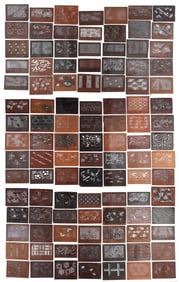 105 Japanese Katagami Kimono Stencils