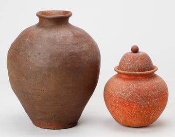 2 Earthenware Jars