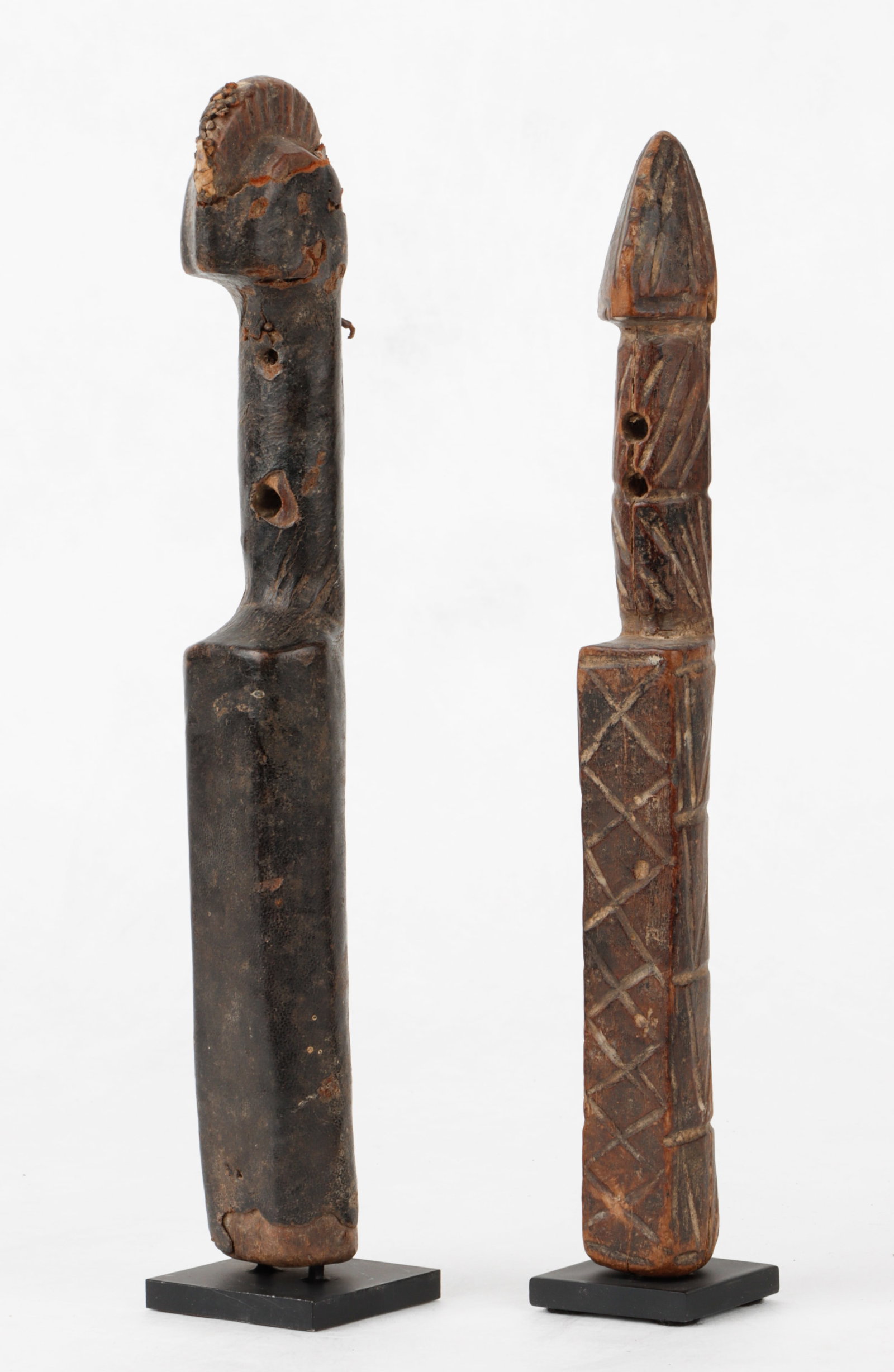 2 Mossi Dolls, Burkina Faso, H: 9"-9.5", Ex. Wheelock Collection (1 of 5)