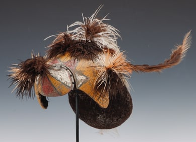 African Karamajong Tribal Headdress, Uganda