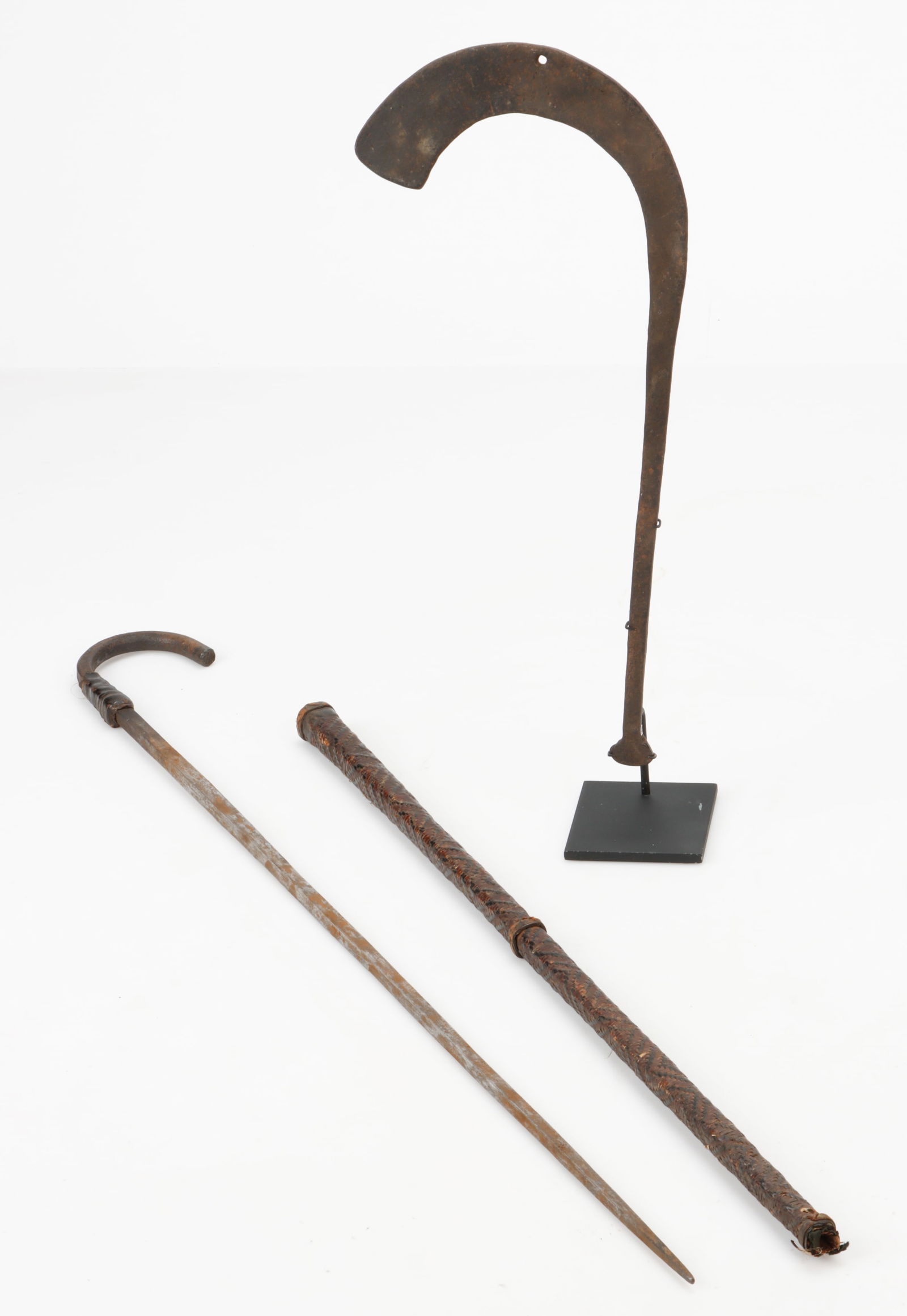 Lobi Cane With Sheath And Bwa Scepter, Burkina Faso (1 of 3)