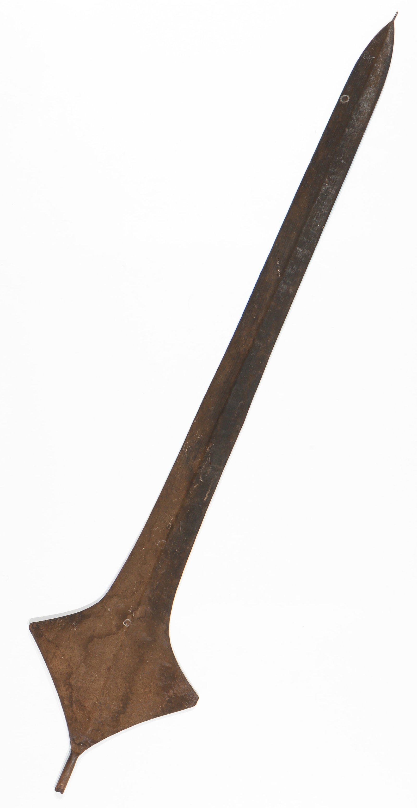 Antique African Topoke Liganda Currency Sword, DRC, L:70.75" (1 of 3)