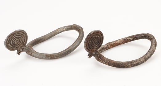 2 Bwa Aluminum Anklets, Burkina Faso