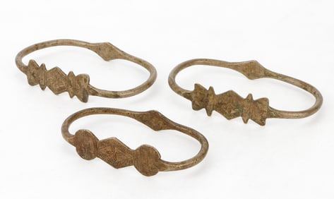 3 Fulani Anklets, Burkina Faso