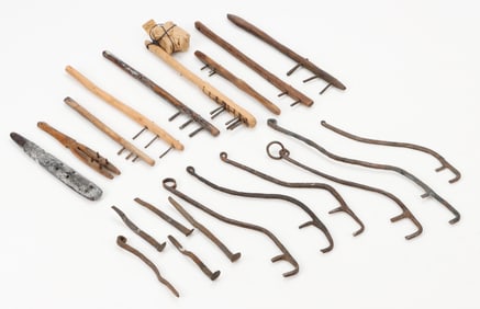 Collector's Lot of Traditional Voltaic Keys, Burkina Faso (20 Pieces)