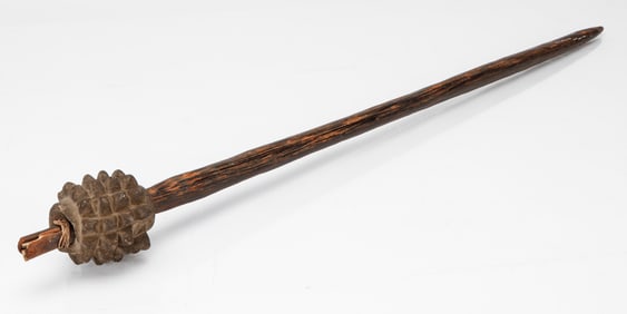 Kukukuku Pineapple Stone War Club, Papua New Guinea