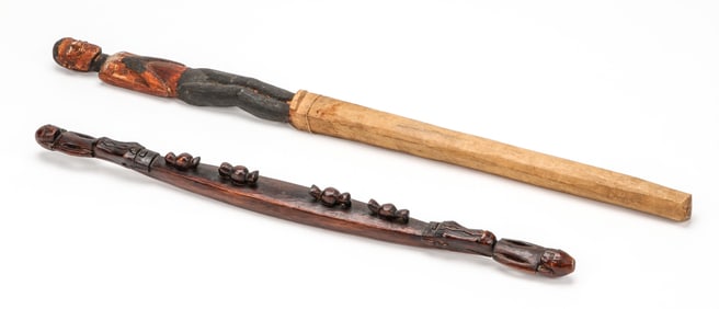 2 Oceanic Carvings, Early 20th C.