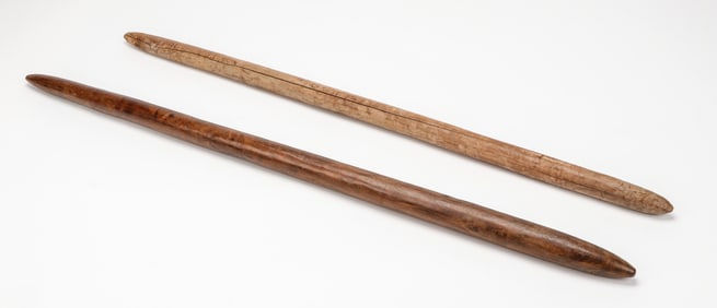 5 Digging/Clapping Sticks, Aboriginal, Australia