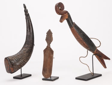 Ethnographic Collector's Lot, 3 Items