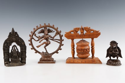 Collector's Lot of 4 Southeast Asian Objects
