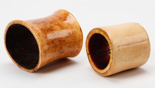 2 Antique African Bone Bracelets