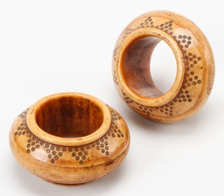 2 Antique African Bone Bracelets